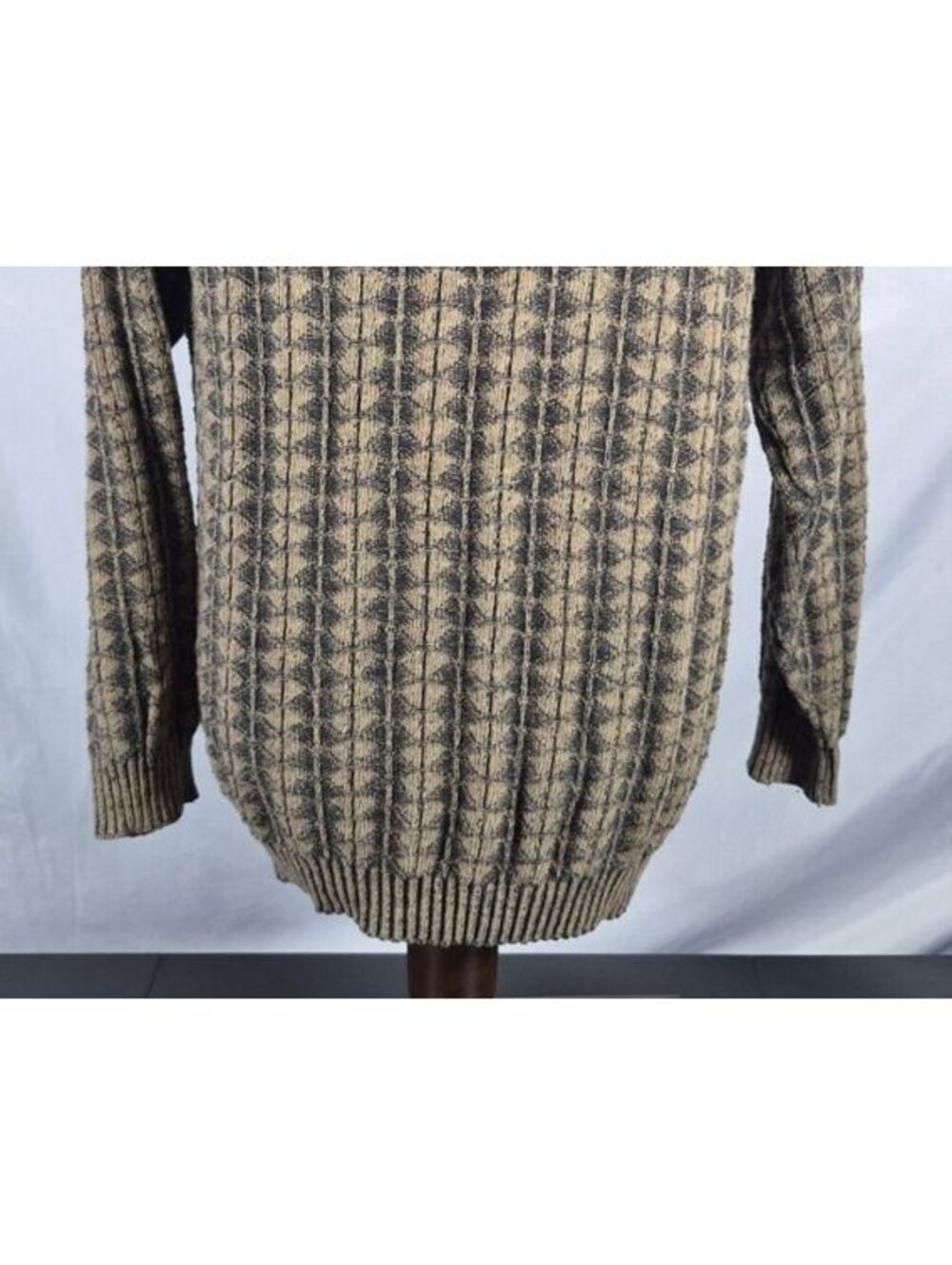 Geoffrey Beene Vintage Made in Italy Textured Cotton Sweater Men’s L - Picture 5 of 5